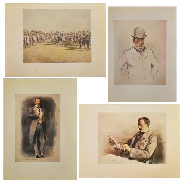 1901 Mortimer Menpes "Baron Alfred Milner" Original Period Antique Prints- Set of 4 For Sale - Image 9 of 11