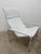 Toussaint and Angeloni White Leather Lounge Chair and Footrest for Matteo Grassi For Sale - Image 11 of 17