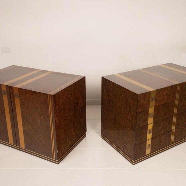 Cabinet and Chest of Drawers by Angelo Gaggioli for Gaggioli Roma, 1970s, Set of 2 For Sale - Image 15 of 18