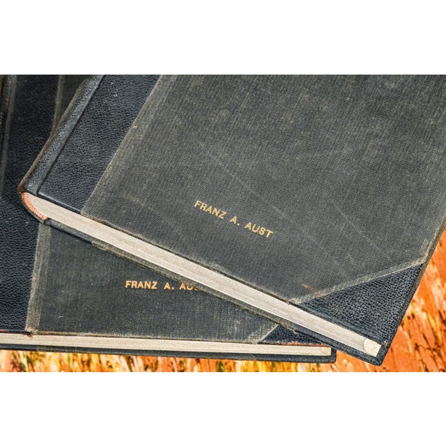 Set of 4, Rare Landscape Architecture Magazine Leather Spine Antique Books Franz Aust For Sale In New York - Image 6 of 15