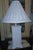 Vintage Boho Woven Wicker Rattan Table Lamp With Large Wicker Shade For Sale In Naples, FL - Image 6 of 10
