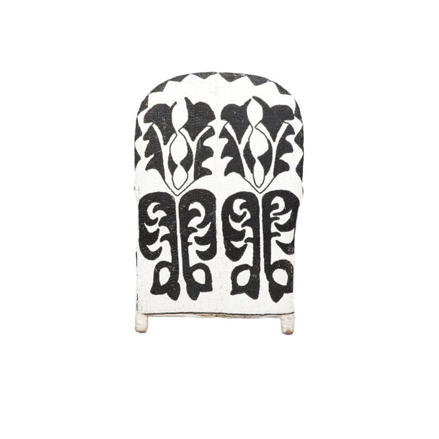 Hand-Beaded Yoruba Venus Flower Accent Chair For Sale In Dallas - Image 6 of 6