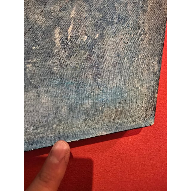 Abstract Abstract Painting Signed Vintage Original Oversized For Sale - Image 3 of 10