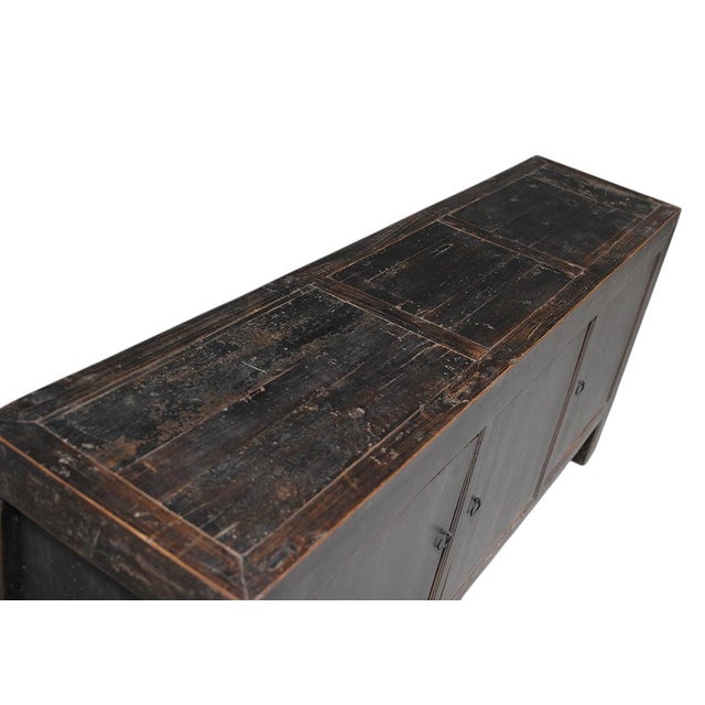 Chinese Vintage Hand Made Reclaimed Wood Sideboard Cabinet 31 For Sale - Image 3 of 4