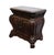 Baroque Aico Michael Amini Romanza Collection Old World Baroque 38" Bombe Nightstand - Deep Claret Finish 74040-56 For Sale - Image 3 of 15