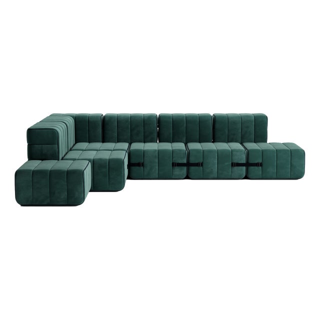 Flexible Large Corner Sofa from Ambivalenz, Set of 12 For Sale