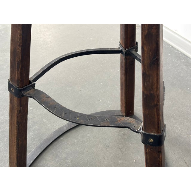 Vintage Brutalist Marbella Stools attributed to Sergio Rodrigues, 1970s, Set of 2 For Sale - Image 9 of 18