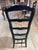 Country Style Ebonized Wood Ladderback Dining Chairs With Rush Seats -Set of 10 For Sale In Philadelphia - Image 6 of 17