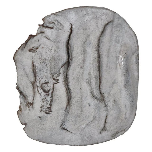 White Stoneware Wall Relief by Ole Bjørn Krüger, 1960s For Sale - Image 12 of 12