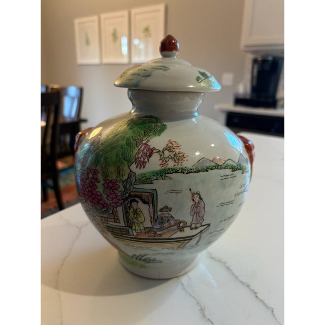 Famille Rose is a style of Chinese porcelain that became popular during the Qing Dynasty, particularly under the reign of...