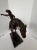 Frederic Remington “Bronco Buster” Sculpture Reproduction For Sale - Image 4 of 6