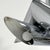 Gray Chromed Structural Pendant Lamp by Oscar Torlasco for Stilkronen, 1960s For Sale - Image 8 of 10