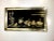 Metal 1960s Large Black Glass Chinoiserie Wall Art With Gold Herons For Sale - Image 7 of 7
