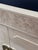Wood Henredon Vintage Hollywood Regency Faux Goatskin Server Bar Cabinet For Sale - Image 7 of 9