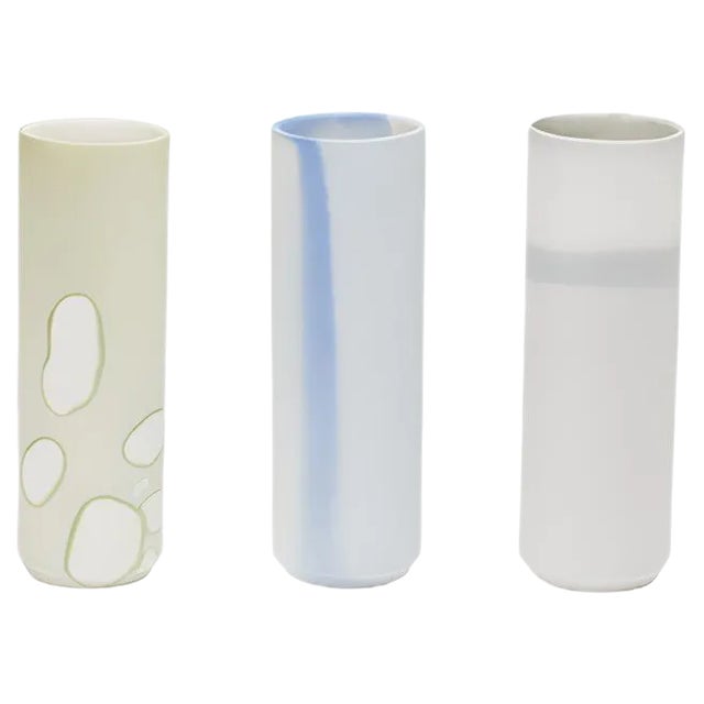 Panta Rhei Capillary Effect Vases by Jihye Kang, Set of 3 For Sale