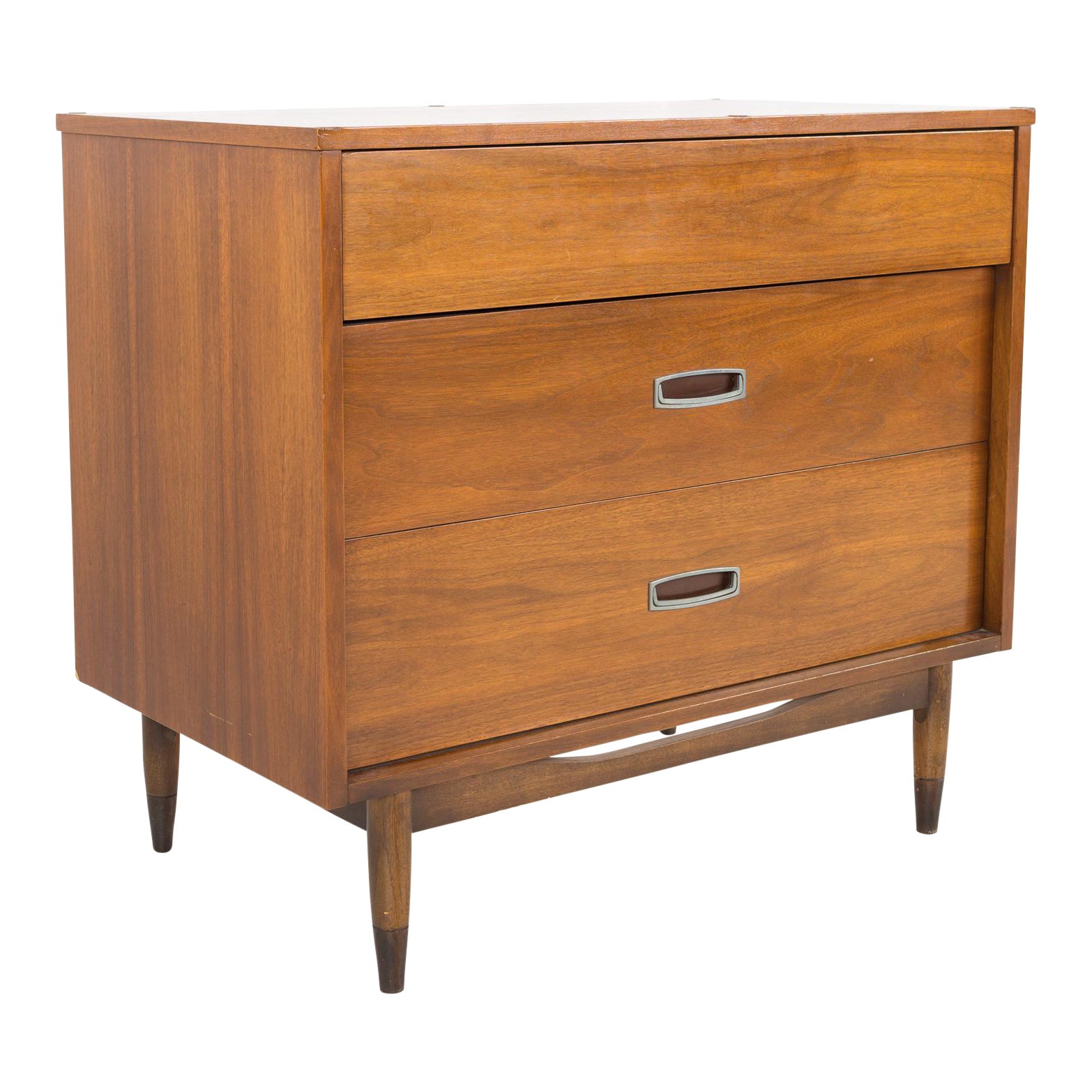 1960s Mid Century Modern Mainline By Hooker 3 Drawer Dresser Chest