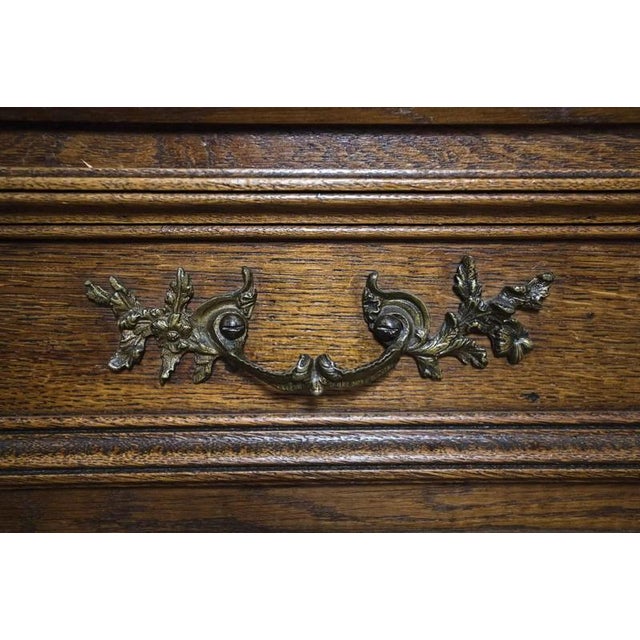 19th Century Castle Oak Cabinet For Sale - Image 14 of 16