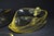 Yellow Art Deco Compote Set of Glass Dishes, 1930s, Set of 6 For Sale - Image 8 of 9
