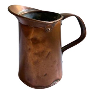 Early 20th Century Copper Small Pitcher For Sale