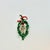 1950s Vintage Americana Boho Chic Christmas Holly Wreath Brooch, Gerry’s Creatives. For Sale - Image 4 of 5