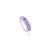 Art Deco Tanzanite and Diamond Cluster Half Eternity Band Ring Size 7 For Sale - Image 3 of 12