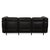 LC 2 3-Seater Sofa in Black Leather by Le Corbusier for Cassina For Sale - Image 14 of 16