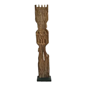 Antique Nepal Ancestry Post on Stand