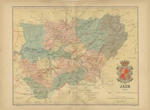 Map of Andalusias Olive Heartland, 1902