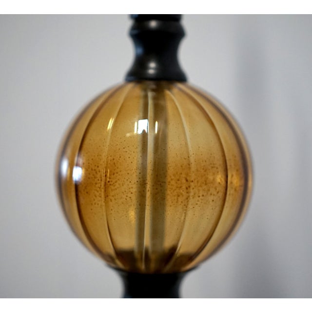 Amber 1960s Amber Tone Vintage Gretel Table Lamp For Sale - Image 8 of 9
