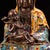 Metal Late 19th Century Cloisonné Bronze Guanyin With Child, 4500g, Gilt Figurine For Sale - Image 7 of 8