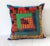Vintage colorful patchwork pillow. No makers mark. Minor age wear. No rips or stains.