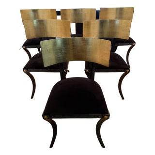 Klismos-Inspired Dining Side Chairs For Sale