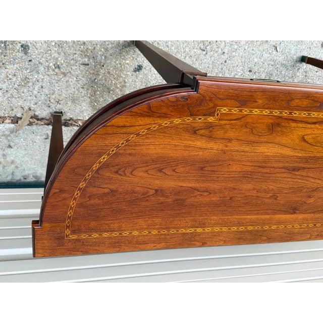 Stickley Furniture Federal Style Mahogany Inlaid Console Table or Hall Table For Sale - Image 11 of 12