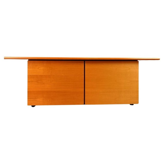 Italian Wooden Sideboard with Sliding Doors, 1990s For Sale - Image 15 of 15