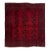 Red Vintage Ersari Nomadic Wool Rug - 8 X 8 For Sale