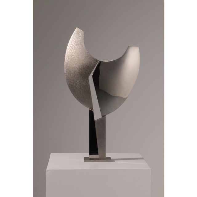 This rare Brutalist sculpture was designed by the Danish artist Børge Jørgensen (1926-1998) and manufactured in Denmark in...