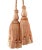 English Contemporary Peach Double Tassel Tieback - a Pair For Sale - Image 3 of 5