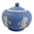 1930s Light Blue Wedgwood Jasperware Sugar Bowl For Sale