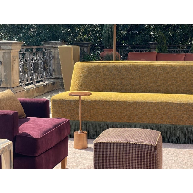 A true one-of-a-kind: a double-sided outdoor sofa designed by Lisa & Leroy and custom made, created for and featured at...