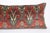 Textile Handwoven Antique Caucasian Lumbar Pillow Cover – Tribal Design -16'' X 35'' For Sale - Image 7 of 9