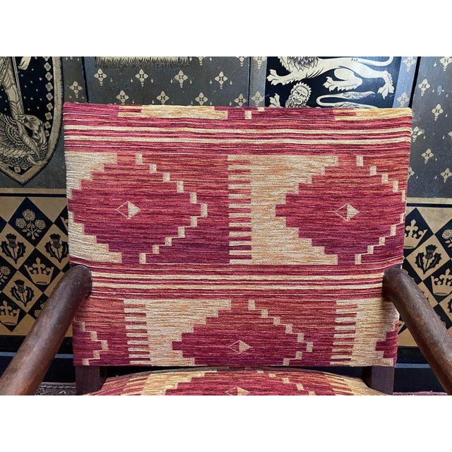 Louis XIII Style Armchairs, Set of 6 For Sale - Image 9 of 11