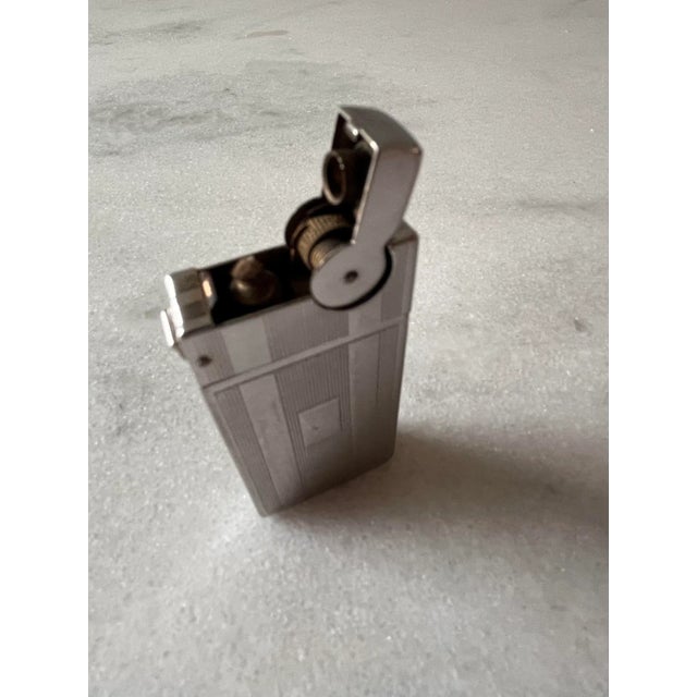 Vintage Mid Century a.s.r Ascot Chrome Pocket Lighter For Sale - Image 9 of 13