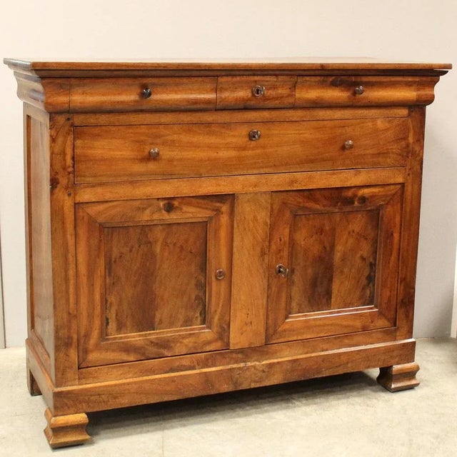 Antique Louis Philippe Walnut Sideboard For Sale - Image 13 of 13