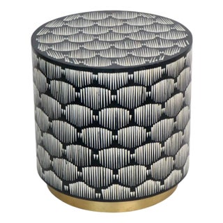 Noir Bone Inlay Table For Sale