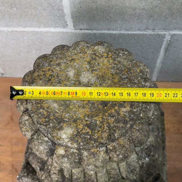 Architectural Sculpted Stone Capital, 20th Century For Sale - Image 11 of 13