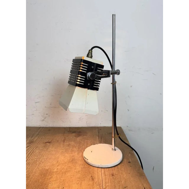 Vintage Beige Table Lamp, 1970s For Sale - Image 15 of 18