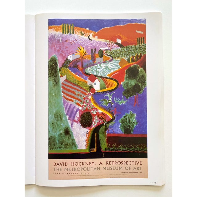David Hockney " Off the Wall " Vintage 1996 Extra Large Pop Art Posters Book For Sale In Kansas City - Image 6 of 13
