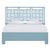 Finn Platform Bed King - Pool Blue For Sale - Image 12 of 12