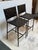 Mermelada Estudio for Cb2 Woven Leather Counter Stools, Pair For Sale - Image 12 of 12