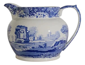 Large Italian Blue and White Spode Jug